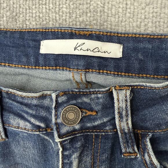KanCan Jeans Womens 9/28 Blue Medium Wash Stretch Skinny Denim Pants Casual - Picture 4 of 11